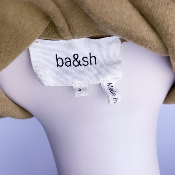 ba&sh Mustard Puff Sleeve Top - Picture 10 of 14